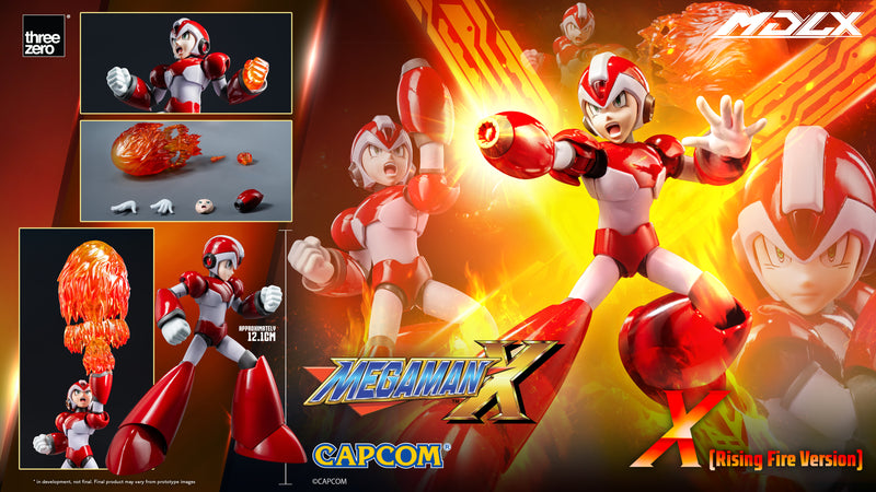 Load image into Gallery viewer, Threezero - MDLX Mega Man X/Rock Man X (Rising Fire Version)
