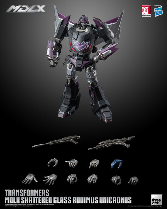 Threezero - Transformers - MDLX Shattered Glass Rodimus Unicronus