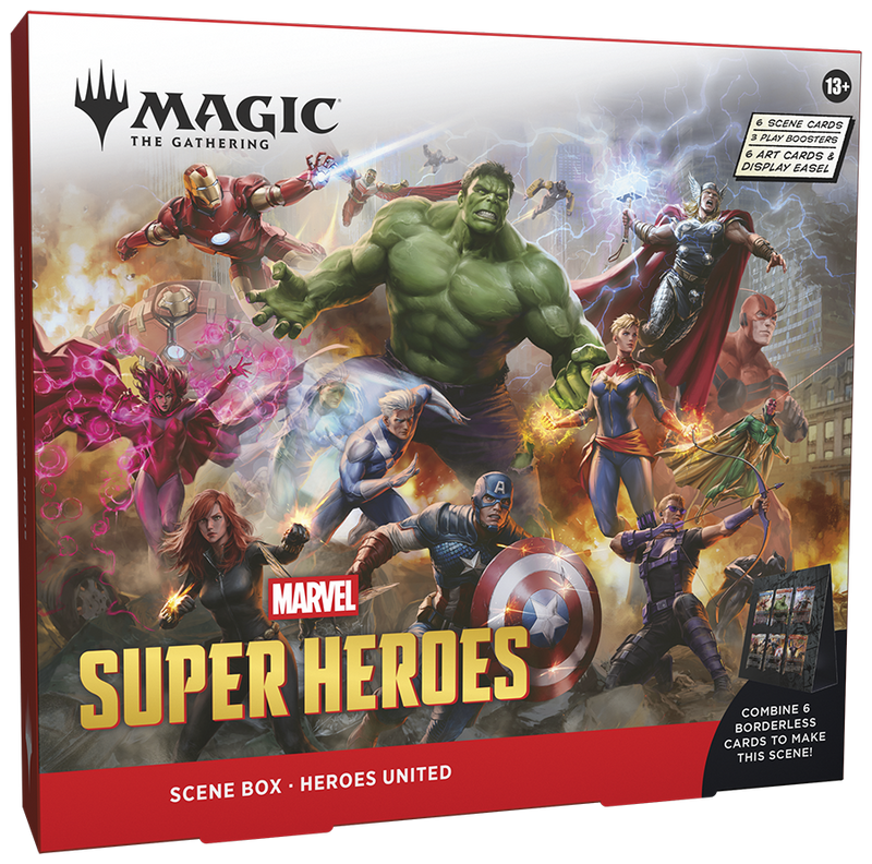 Load image into Gallery viewer, MTG - Marvel Super Heroes - Heroes United Scene Box
