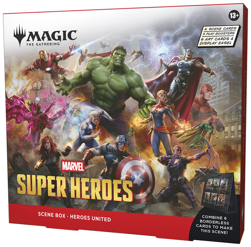 Load image into Gallery viewer, MTG - Marvel Super Heroes - Heroes United Scene Box
