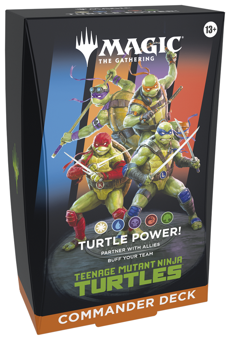 Load image into Gallery viewer, MTG - Teenage Mutant Ninja Turtles - Commander Deck - Turtle Power!
