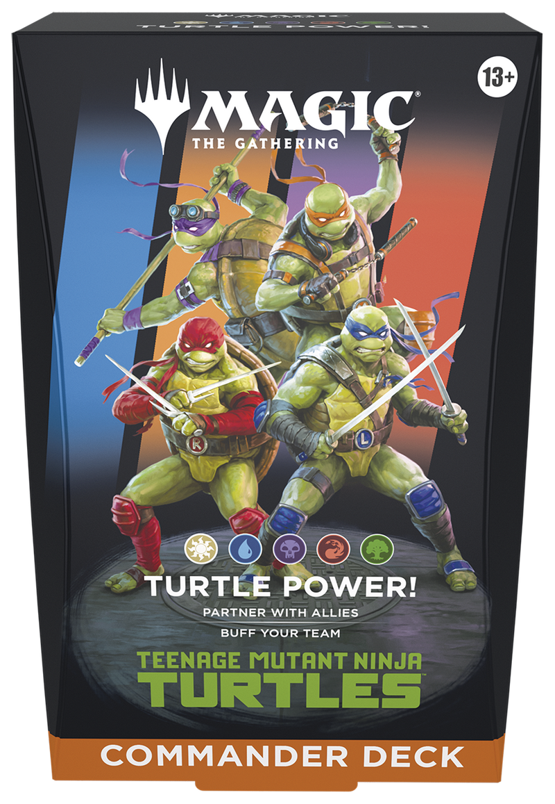 Load image into Gallery viewer, MTG - Teenage Mutant Ninja Turtles - Commander Deck - Turtle Power!
