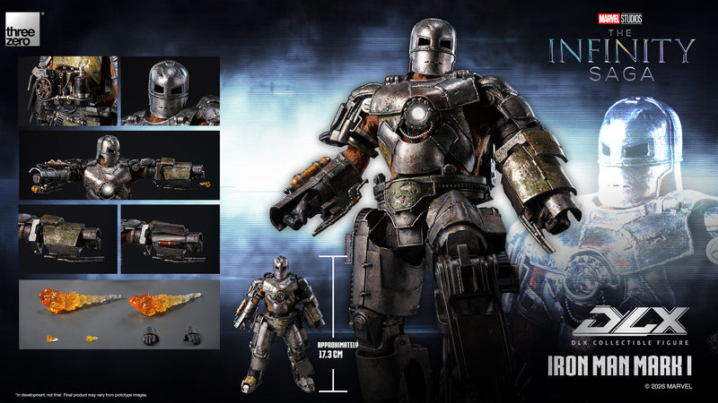 Load image into Gallery viewer, Threezero - 1/12 The Infinity Saga: DLX Iron Man Mark 1
