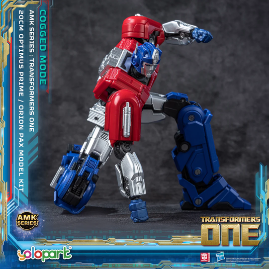 Yolopark - Transformers: Transformers One -  AMK Series Cogged Bot Mode - Optimus Prime Orion Pax Model Kit