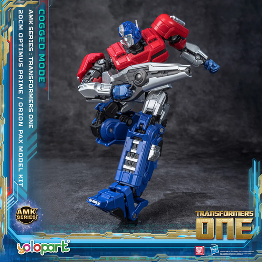 Yolopark - Transformers: Transformers One -  AMK Series Cogged Bot Mode - Optimus Prime Orion Pax Model Kit