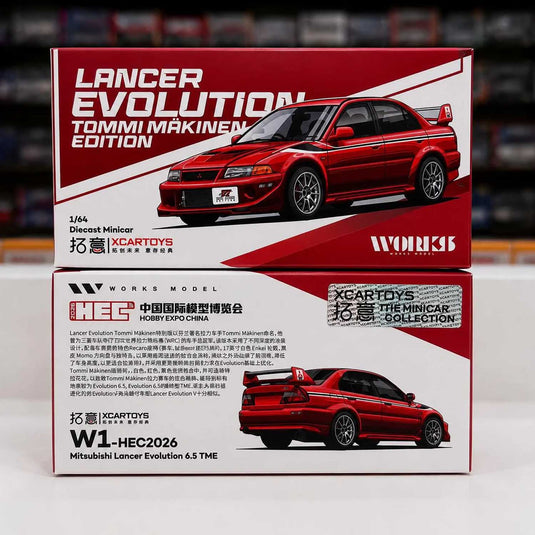 XCARTOYS - WORKS Lancer Evolution VI (Tommi Makinen Edition) (HEC 2026) 1/64 Scale Diecast Model Car
