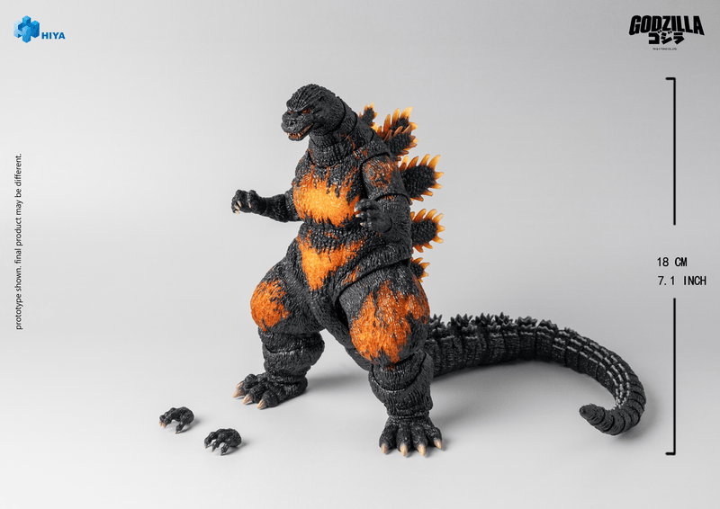 Load image into Gallery viewer, Hiya Toys - Exquisite Basic Series: Godzilla VS Destroyah (1995) - Burning Godzilla
