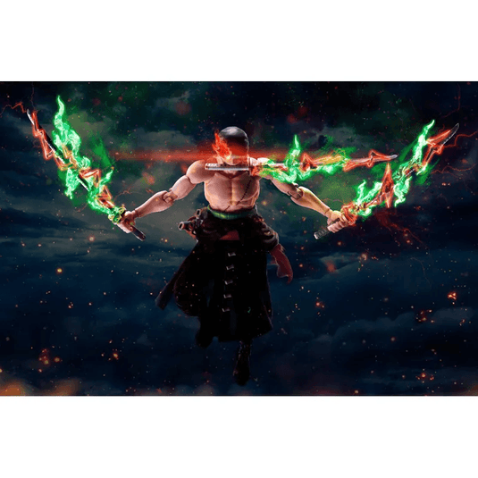 Bandai - S.H.Figuarts - One Piece - Roronoa Zoro (The King of Hell) (Exclusive)