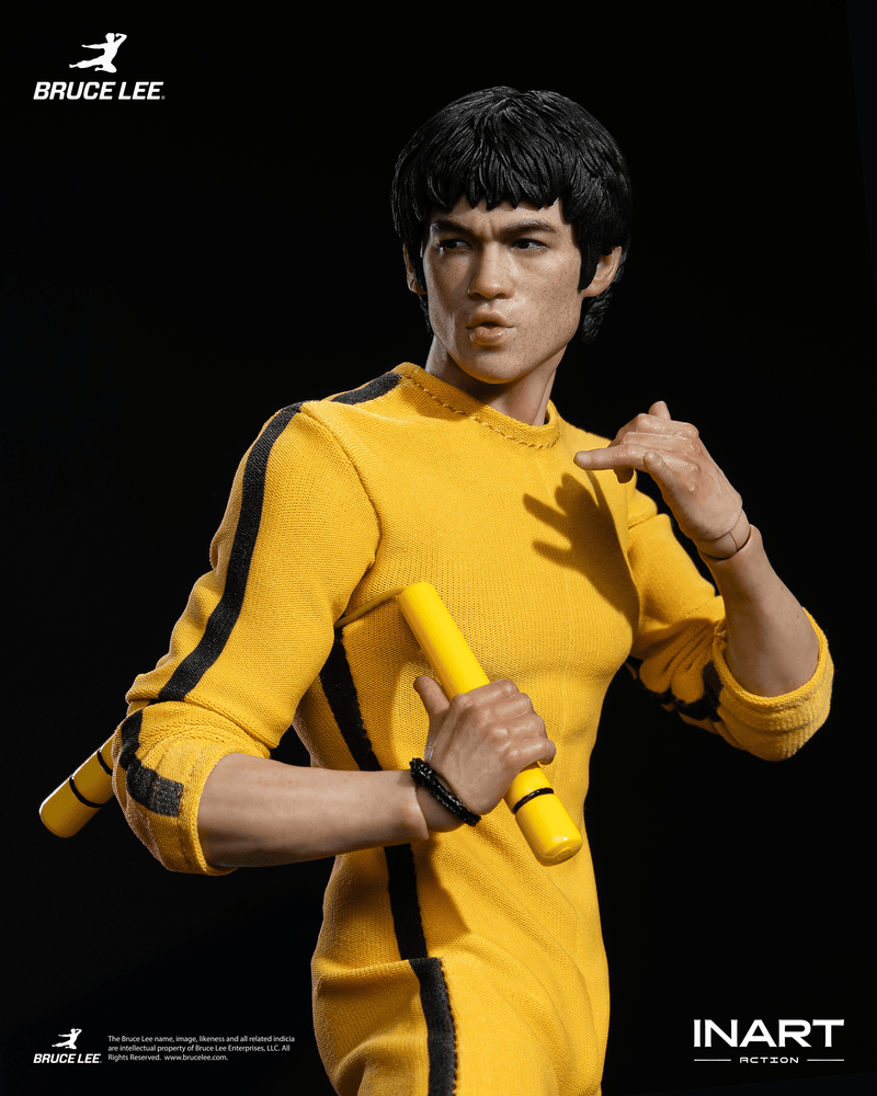 Load image into Gallery viewer, INART - Bruce Lee (Yellow Jumpsuit) 1/12 Scale Figure
