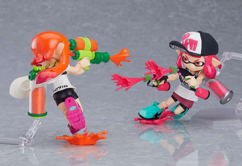 Load image into Gallery viewer, Good Smile Company - Splatoon Figma - No.400-DX Inkling Girl Two-Pack (Reissue)
