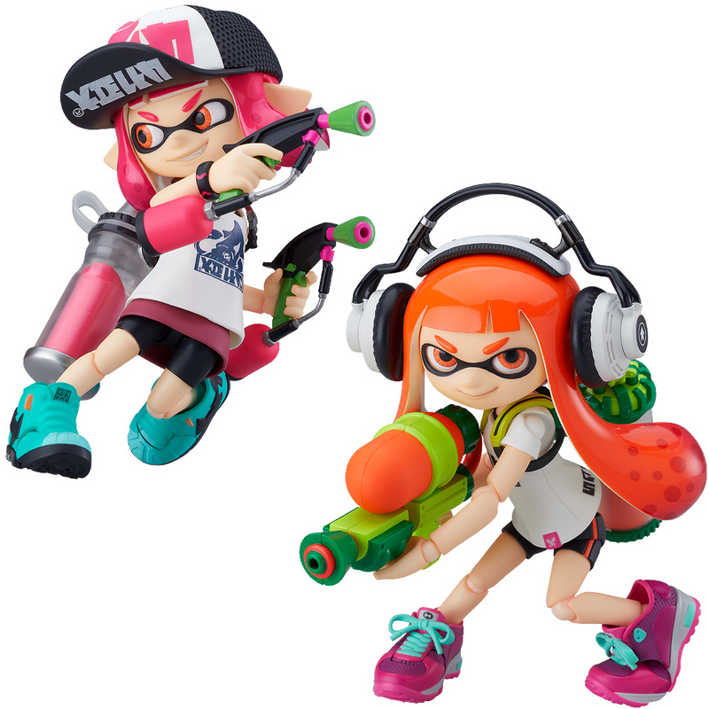 Load image into Gallery viewer, Good Smile Company - Splatoon Figma - No.400-DX Inkling Girl Two-Pack (Reissue)
