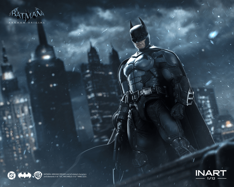 Load image into Gallery viewer, INART - Batman: Arkham Origins - Batman 1/12 Scale Figure
