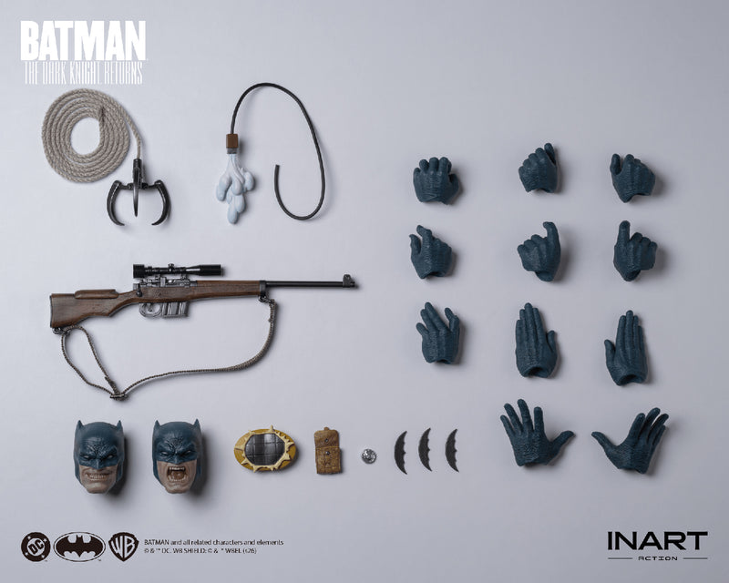Load image into Gallery viewer, INART - Batman: The Dark Knight Returns - Batman (Blue Suit) 1/12 Scale Figure
