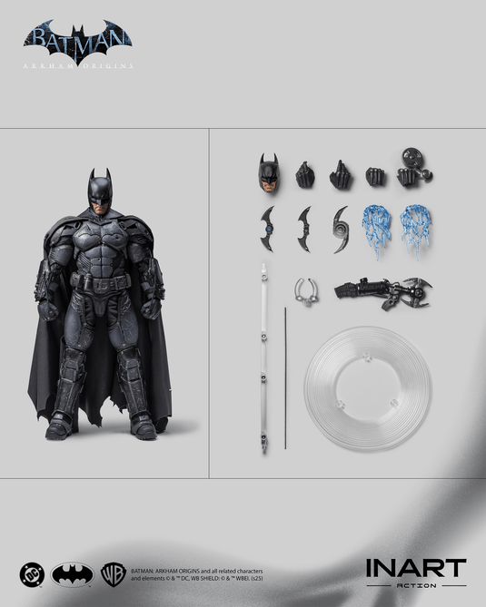 INART - Batman: Arkham Origins - Batman (Battle Damaged Version) 1/12 Scale Figure