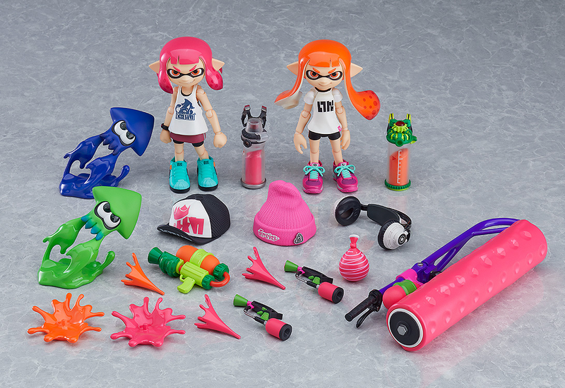Load image into Gallery viewer, Good Smile Company - Splatoon Figma - No.400-DX Inkling Girl Two-Pack (Reissue)
