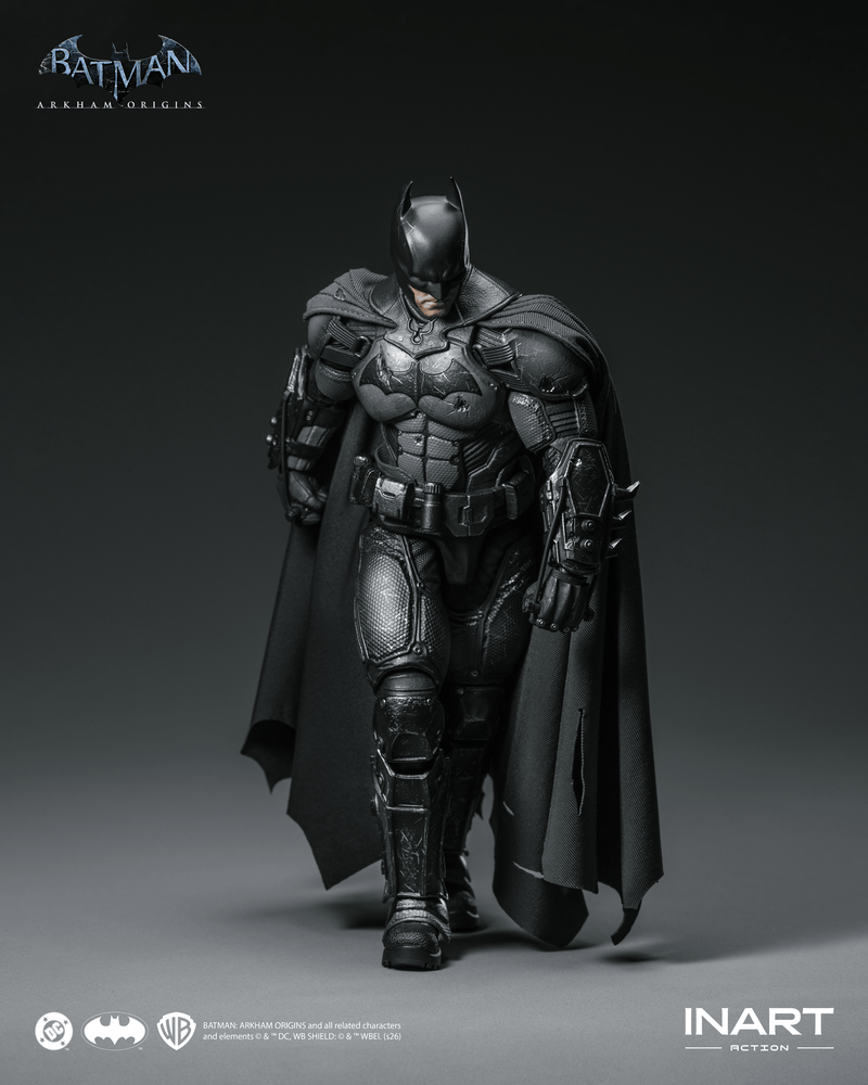 Load image into Gallery viewer, INART - Batman: Arkham Origins - Batman (Battle Damaged Version) 1/12 Scale Figure
