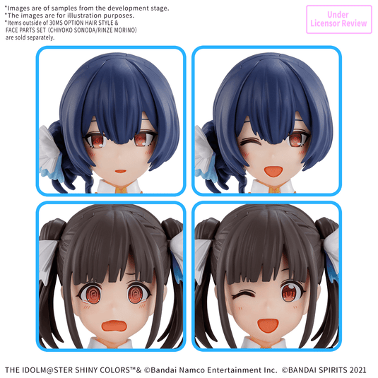 30 Minutes Sisters - Option Hairstyle and Face Parts Set - Chiyoko Sonoda/Rinze Morino (THE iDOLM@STER - Shiny Colors)