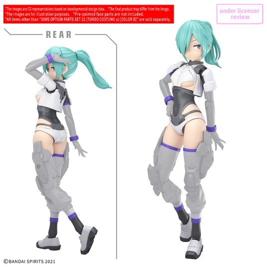 30 Minutes Sisters - Option Parts Set 22 (Turbo Costume Alpha) (Color B)