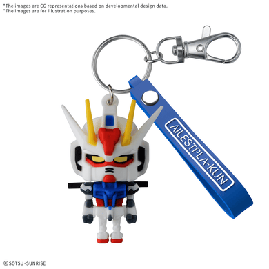 Bandai - 3D Rubber Mascot Keychain - Aile Stpla-Kun
