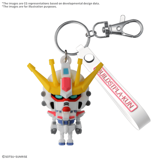 Bandai - 3D Rubber Mascot Keychain - Build Stpla-Kun