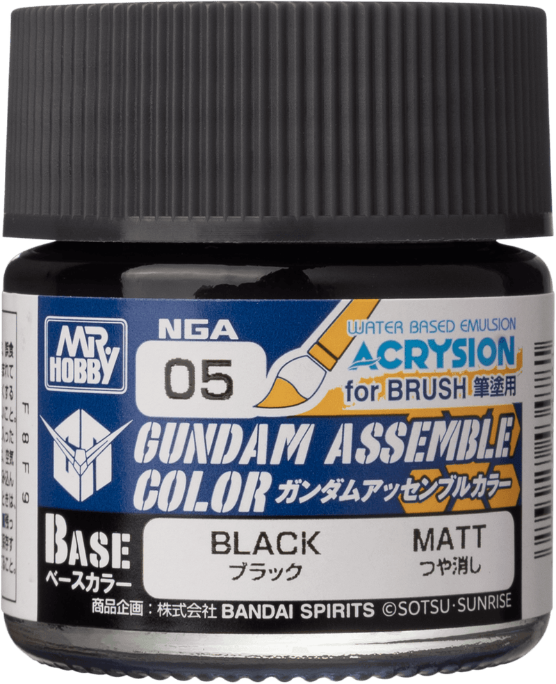Load image into Gallery viewer, Mr Hobby - Acrysion Color - Gundam Assemble Color Black NGA05
