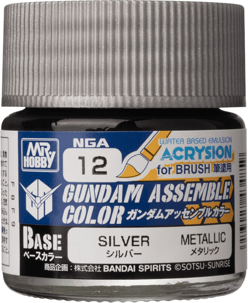 Load image into Gallery viewer, Mr Hobby - Acrysion Color - Gundam Assemble Color Silver NGA12
