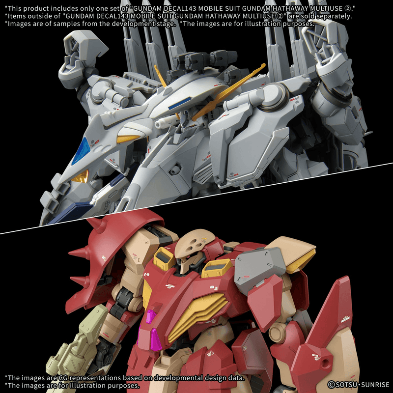 Load image into Gallery viewer, Bandai - Decal 143 - Mobile Suit Hathaway Multiuse 2
