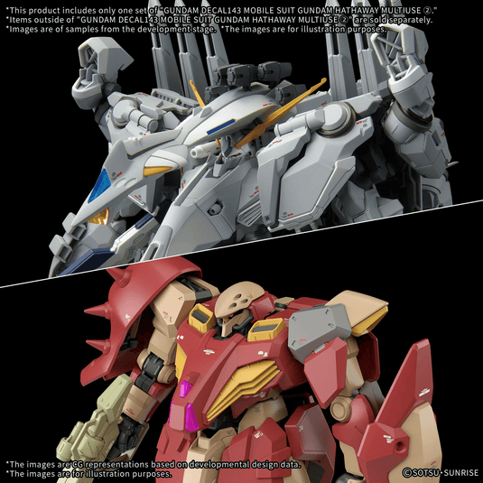 Bandai - Decal 143 - Mobile Suit Hathaway Multiuse 2