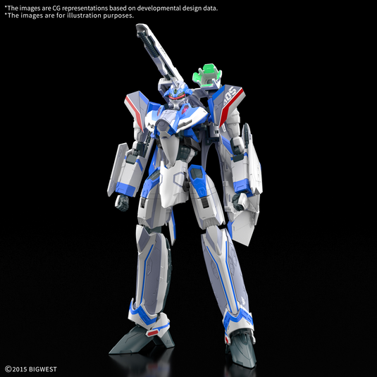 Bandai - HG 1/100 Macross Delta - VF-31J Siegfried (Hayate Immelmann Use) Deluxe Set