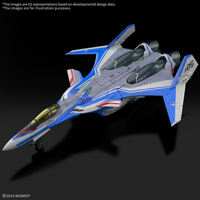 Bandai - HG 1/100 Macross Delta - VF-31J Siegfried (Hayate Immelmann Use)