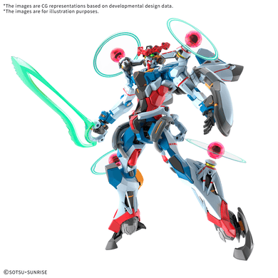 High Grade Mobile Suit Gundam GQuuuuuuX 1/144 - GQuuuuuux (Endymion Unit Awakened)