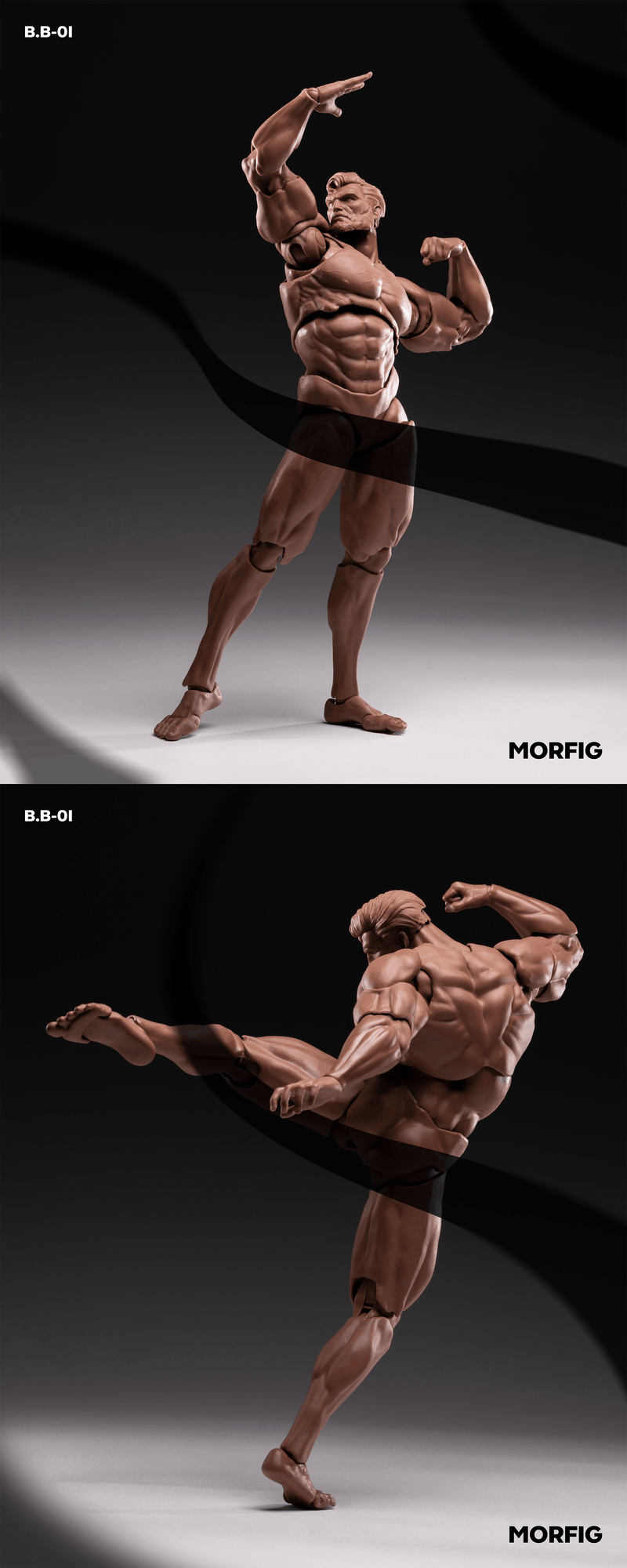 Load image into Gallery viewer, INART - Morfig 1/12 Scale Blank Body - Male Body (Version 3)
