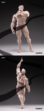 INART - Morfig 1/12 Scale Blank Body - Male Body (Version 1)