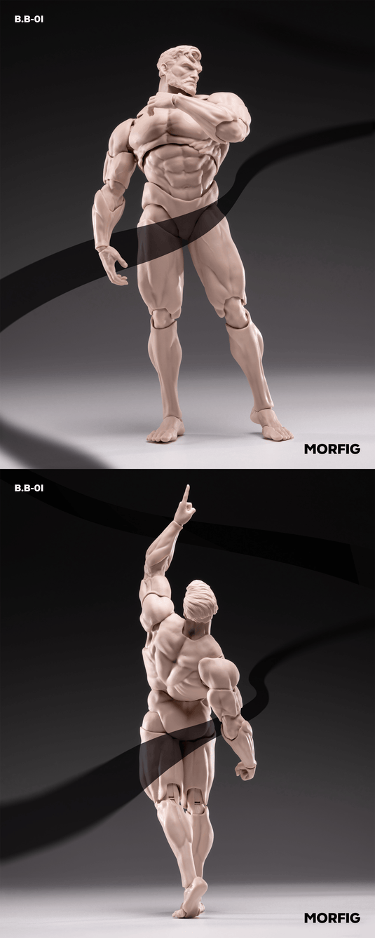 INART - Morfig 1/12 Scale Blank Body - Male Body (Version 1)