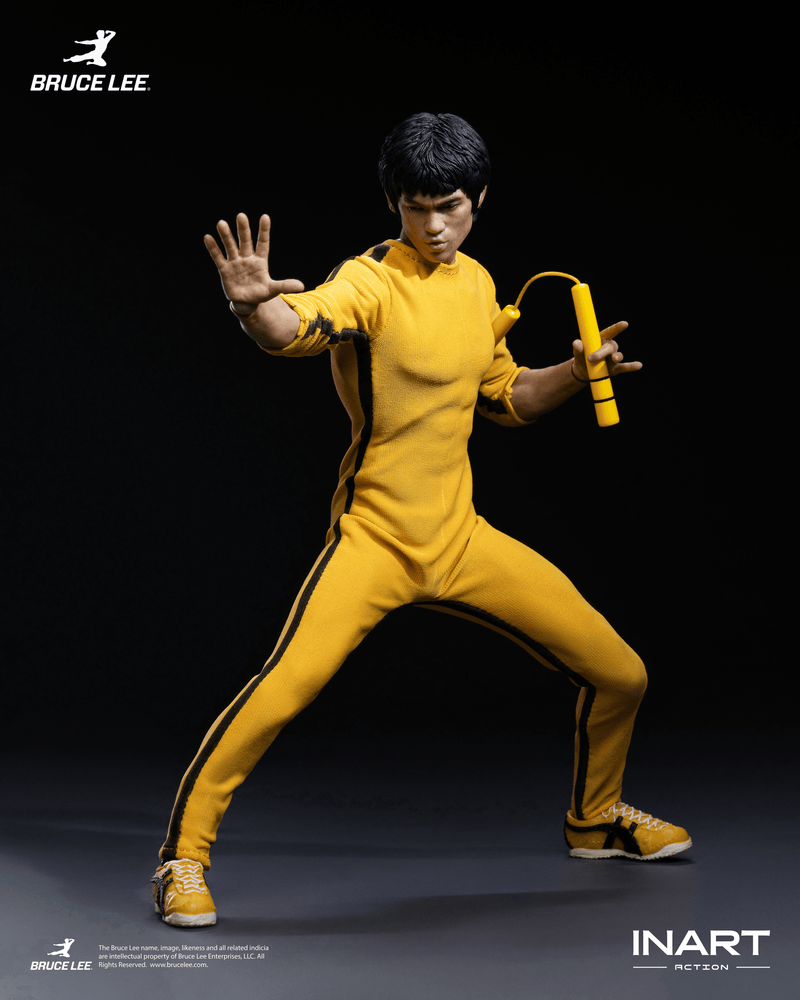 Load image into Gallery viewer, INART - Bruce Lee (Yellow Jumpsuit) 1/12 Scale Figure

