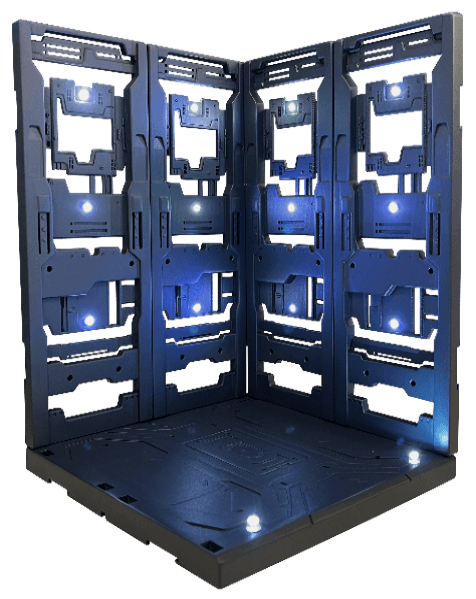 Wonderway - LED Hangar Base (Painted Blue-Black)