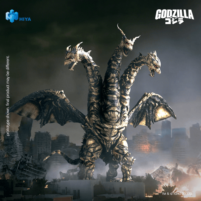 Load image into Gallery viewer, Hiya Toys - Exquisite Basic Series: Godzilla Final Wars (2004) - Keizer Ghidorah
