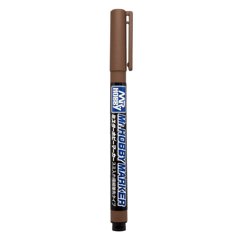 Load image into Gallery viewer, Mr Hobby - Super Fine Tip Brush Pen Brown
