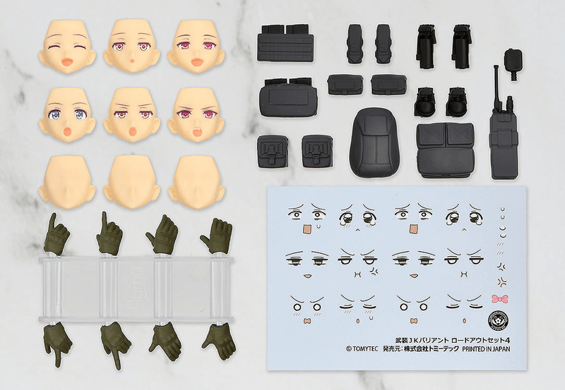Load image into Gallery viewer, TomyTec - Little Armory Figma PLUS - Armed JK Variant (Code: URBEX) Loadouts Set 4

