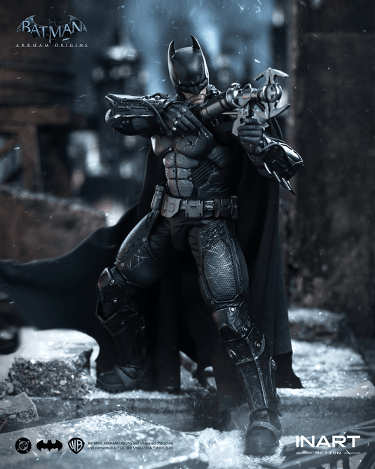 INART - Batman: Arkham Origins - Batman (Battle Damaged Version) 1/12 Scale Figure