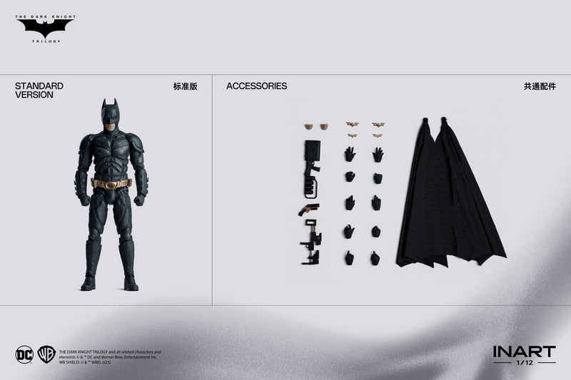 Load image into Gallery viewer, INART - The Dark Knight Rises - Batman (Regular) 1/12 Scale Figure
