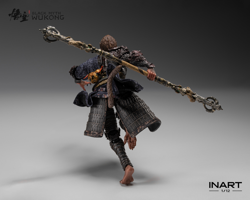 Load image into Gallery viewer, INART - Black Myth: Wukong - The Destined One in the Bronze Armor Set (Standard) 1/12 Scale Figure
