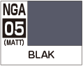 Load image into Gallery viewer, Mr Hobby - Acrysion Color - Gundam Assemble Color Black NGA05
