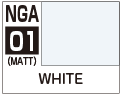 Load image into Gallery viewer, Mr Hobby - Acrysion Color - Gundam Assemble Color White NGA01
