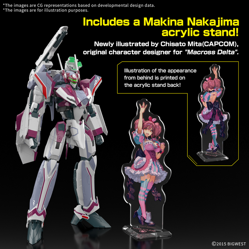 Load image into Gallery viewer, Bandai - HG 1/100 Macross Delta - VF-31C Siegfried (Mirage Farina Jenius Use) Deluxe Set
