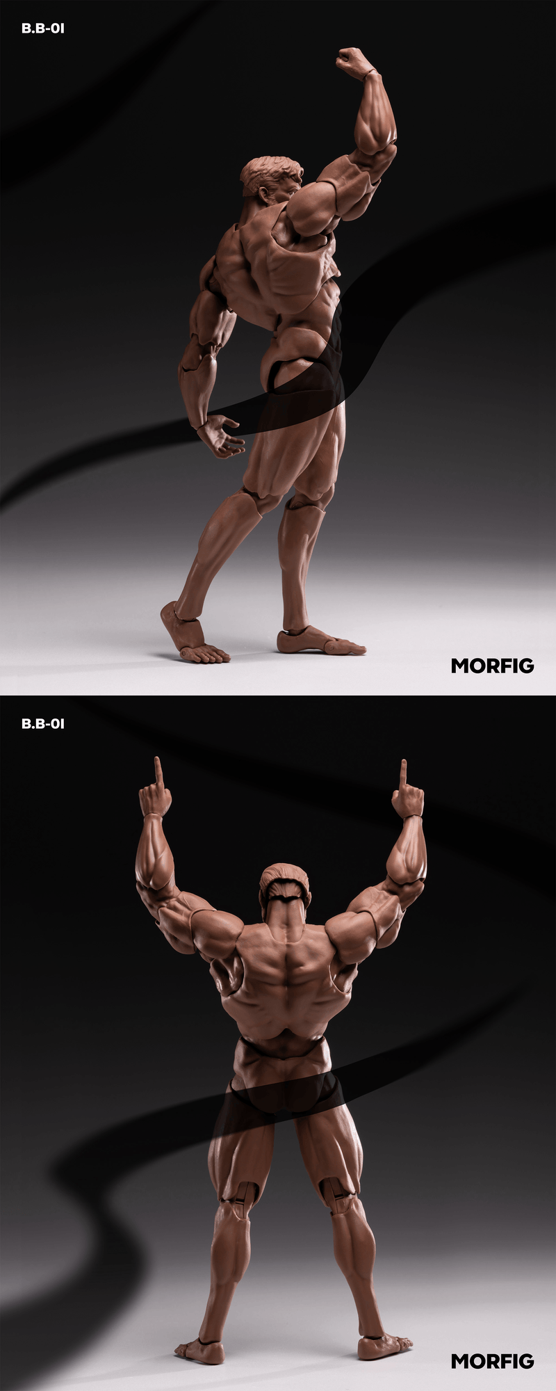 Load image into Gallery viewer, INART - Morfig 1/12 Scale Blank Body - Male Body (Version 3)
