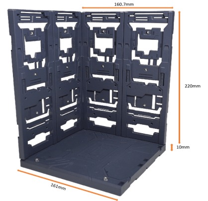 Wonderway - LED Hangar Base (Painted Blue-Black)