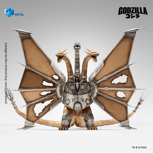 Hiya Toys - Exquisite Basic Series: Godzilla VS King Ghidorah (1991) - Mecha King Ghidorah (Battle Damaged)