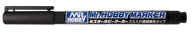 Load image into Gallery viewer, Mr Hobby - Super Fine Tip Brush Pen Black
