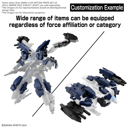 30 Minutes Missions - Option Parts Set 25 (Full Armor Unit/Multi-Joint)